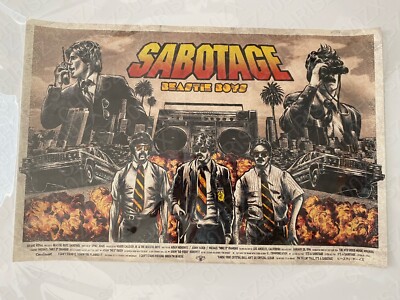 BEASTIE BOYSビースティーボーイズSABOTAGE ポスター Beastie Boys Sabotage Hip Hop Dance Battle Poster Giclee Print Art