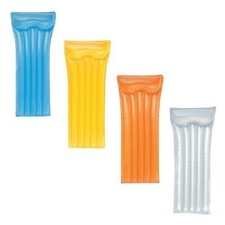 Bestway Deluxe Comfort Mats x2 Orange Green Pool Floats Ages 12