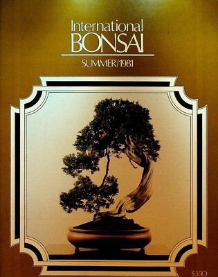 International Bonsai Magazine Summer 1981 Shimpaku Juniper Tsukubai | eBay