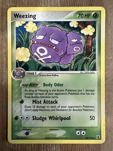 Pokémon TCG Weezing EX Delta Species 33/113 Regular Rare NM