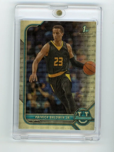 Patrick Baldwin Jr. 2022 Bowman Chrome University 1st Superfractor #1/1
