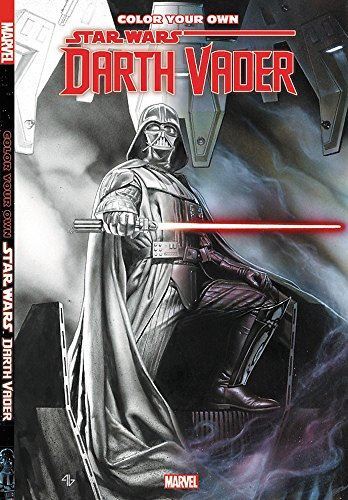 Color Your Own Star Wars: Darth Vader Paperback Book, Like New