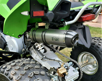EXAN Carbon Cap Sportauspuff komplett für ACCESS Xtreme 300 / Triton 250 300 400