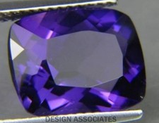 AFRICAN AMETHYST 6 x 4 MM CUSHION CUT ALL NATURAL AAA