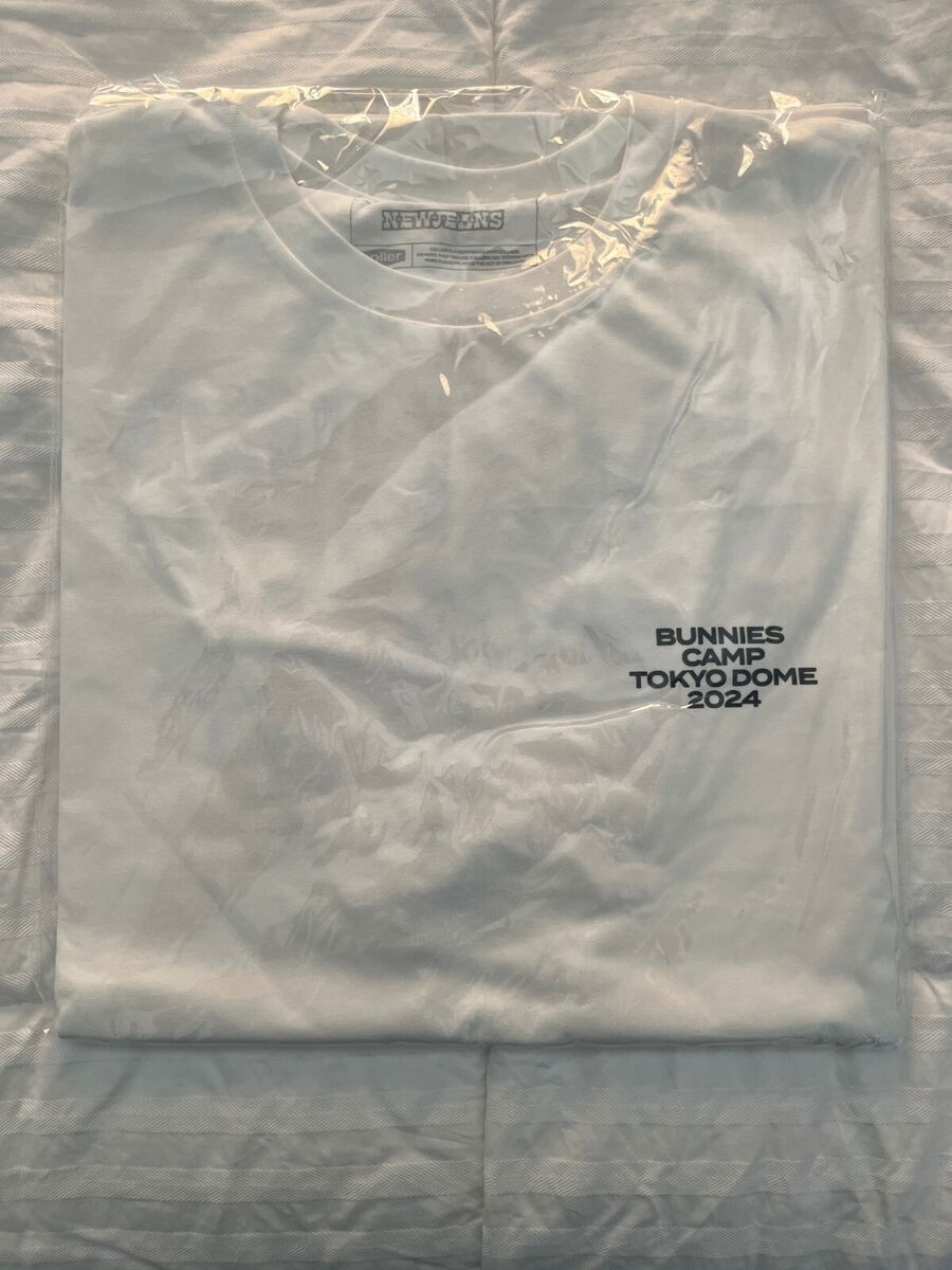 NEWJEANS T-SHIRT BUNNIES CAMP TOKYO DOME 2024 MERCH RARE NEWJEANS T-SHIRT BUNNIES CAMP TOKYO DOME 2024 MERCH RARE