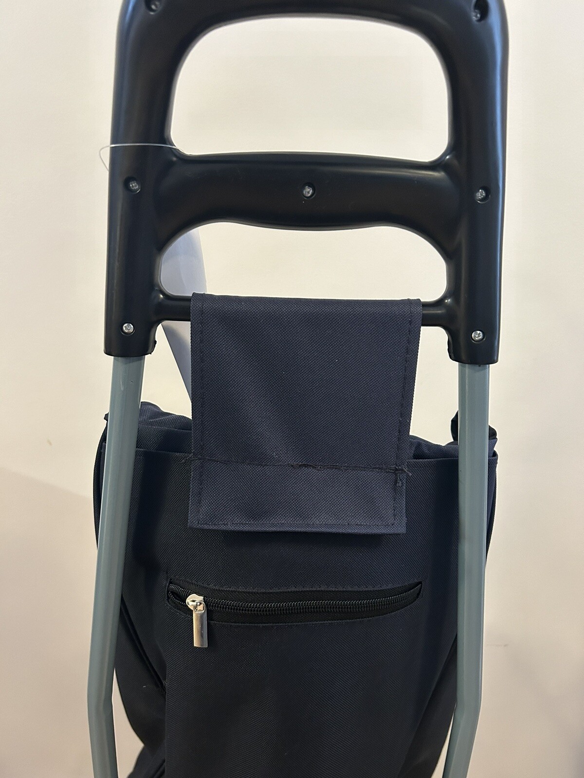 Black Shopalong Flymax Wheeled Shopping Trolley with Removable Bag