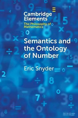 Semantics and the Ontology of Number Snyder Paperback Cambridge University Press