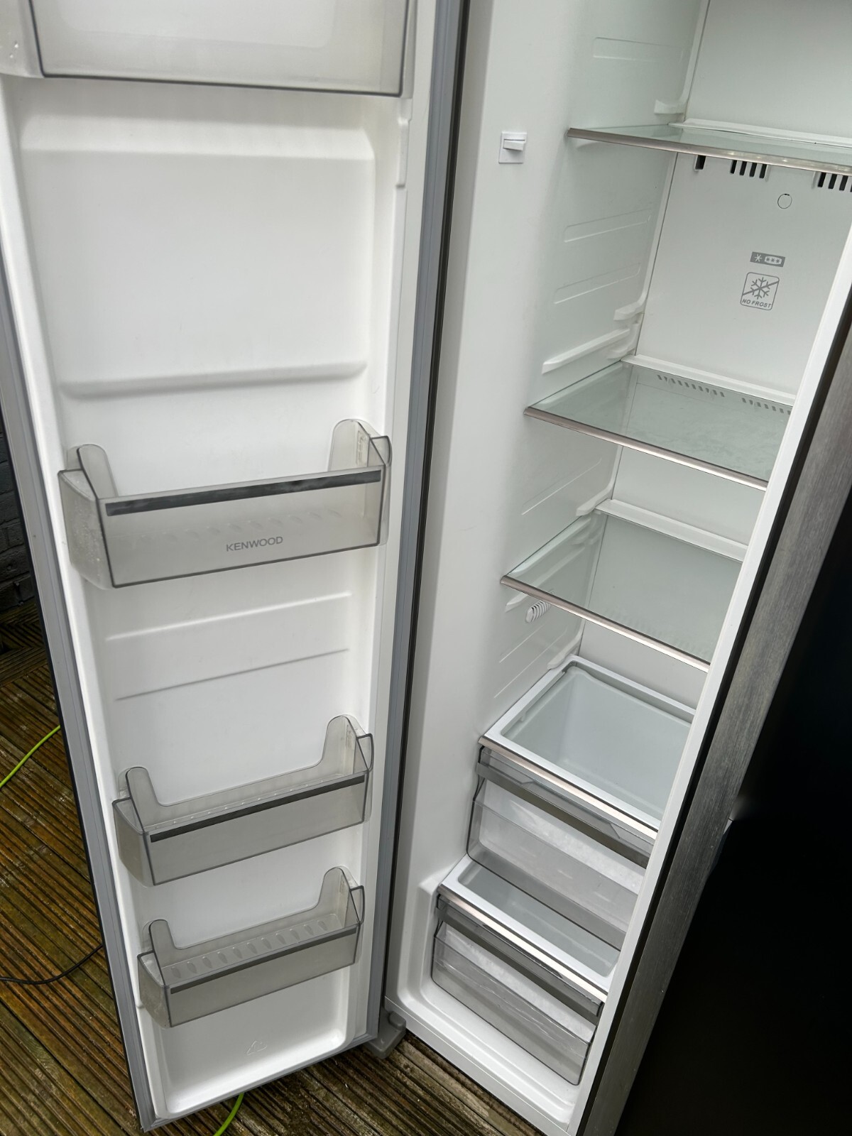 Kenwood KSBSX17 517L American SidebySide Refrigerator Inox