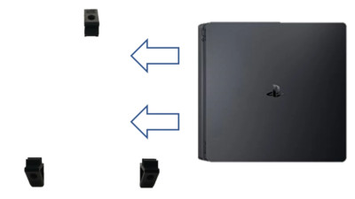 Ps4 Slim Wall Brackets / Mount