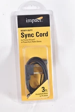 Impact Heavy Duty 3' Sync Cord for POCKET WIZARD or PowerSync Slaves HH Male #2