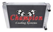 Aluminum Champion 3 Row Dual Pass Universal Crossflow 22 Core Radiator Un22-dp