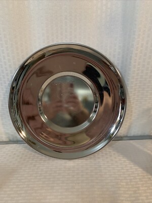Vintage 1950s ''Mode'' By Kromex Chrome Serving Tray 12.5  MCM Atomic