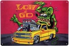Rat Fink Tin Sign Metal Signs Vintage Modified Car Culture Poster For Garage Man