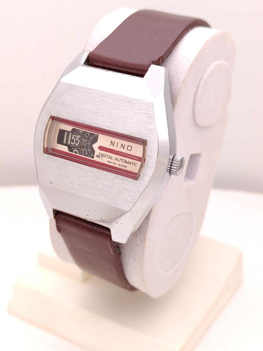 NINO DIGITAL JUMP HOURS Automatic N901 Swiss Cal. AS2072 Men's