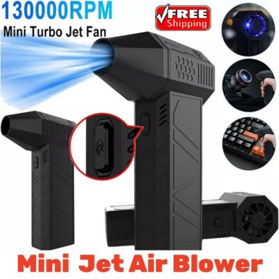 Mini Power Turbo Violent Fan Super Power Speed 13000RPM 52m/s Brushless Motor US