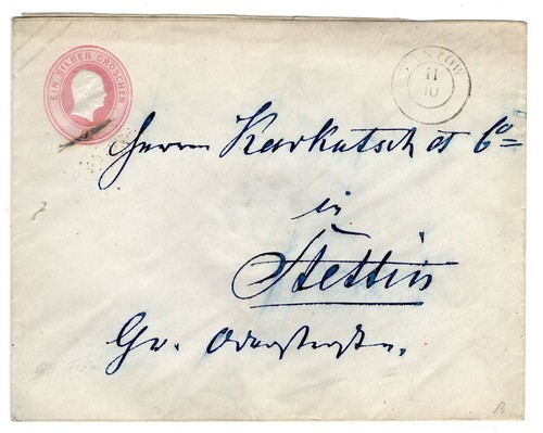 Preussen GA U8B-O Nr Beautiful Cover (CA1894)