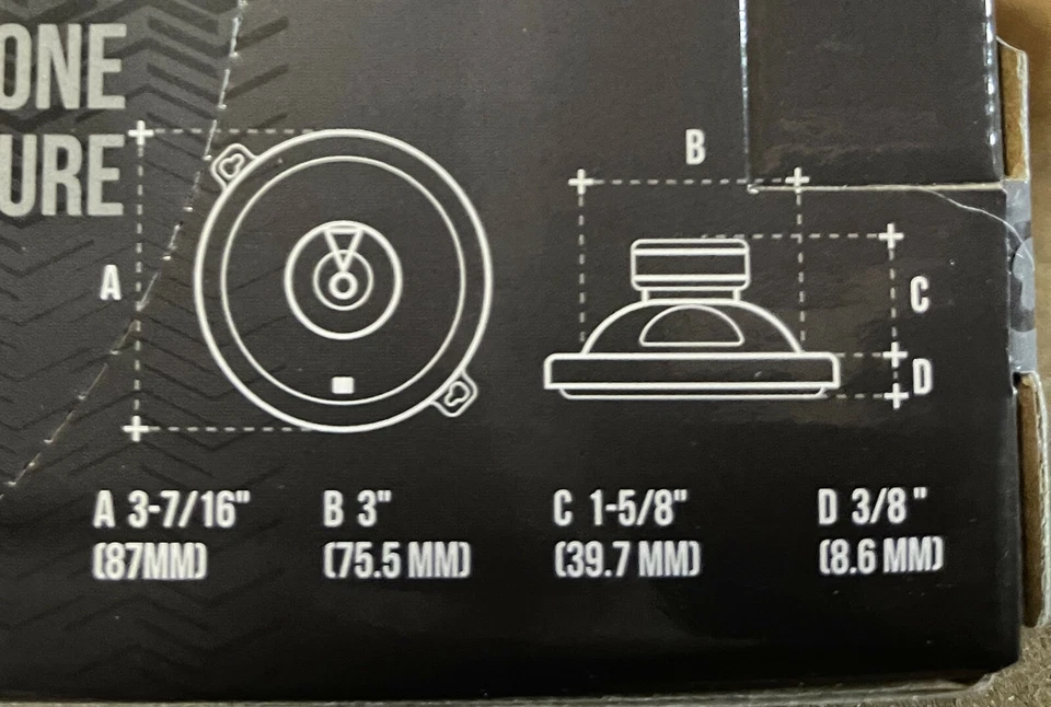 JBL 8cm CAR/VAN SPEAKERS 150W TOTAL 2-WAY 3.5 INCH DASH/SHELF COAXIAL NEW PAIR - Image 2 of 4