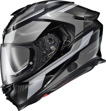 SCORPION EXO Eclipse Full Face Helmet Lunar White/Black Large ECL-1115