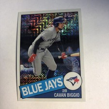 2020 Topps Update CAVAN BIGGIO Silver Pack 1985 Chrome Ref Blue Jays CPC-32