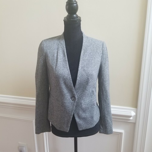 Ann Taylor Loft Womens Gray Petite 