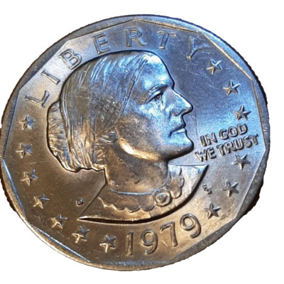 Susan B. Anthony Clad Coin 1979 D Denver Mint 1D Nice Not Silver
