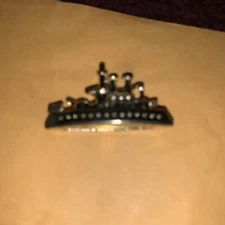 1995 Monopoly Deluxe Edition Replacement Token Mover Battleship Boat Gold Color