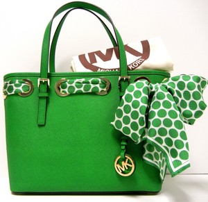 michael kors tote bag with scarf