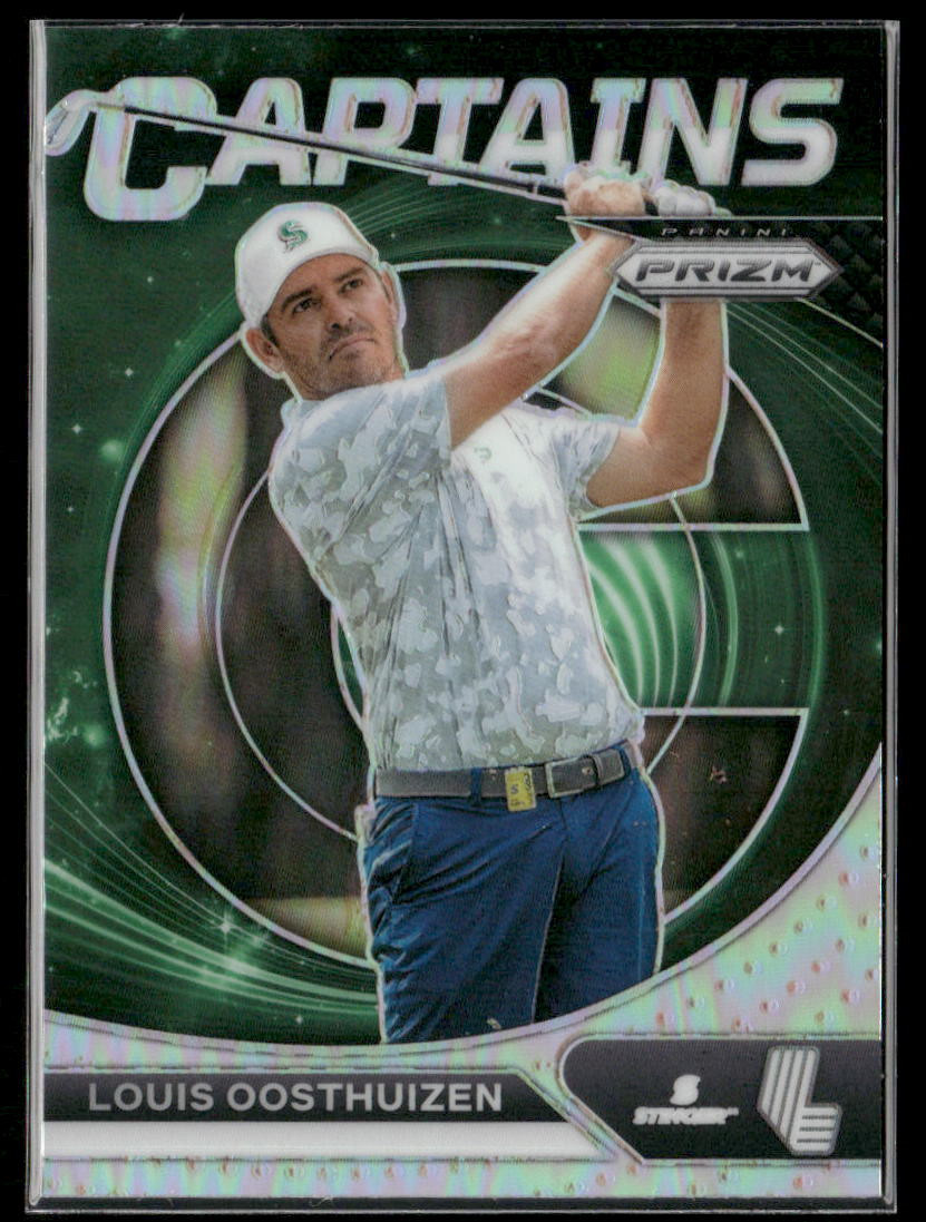 2024 Panini Prizm LIV Golf Louis Oosthuizen Captains Silver Prizm Card #77