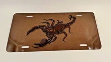 El escorpión el alacrán Scorpio License Plate Front Auto Tag Plate 6'x12'