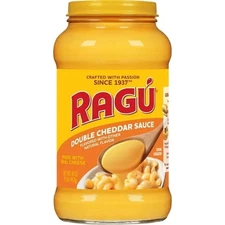 Ragu Double Cheddar Sauce, Made with Real Cheese, 16 oz