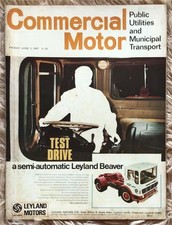 COMMERCIAL MOTOR MAGAZINE 2 Jun 1967 AEC Mercury/Scammell 24-ton Artic Tested