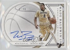 2016 National Treasures Collegiate Basketball 67/99 Wade Baldwin IV #18 Auto 1b8
