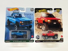 LOTE DE 2 CAMIONETAS TOYOTA TODOTERRENO HOT WHEELS PREMIUM SERIE TOYOTA/HW
