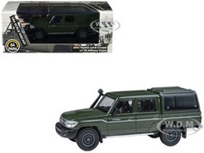 2014 TOYOTA LAND CRUISER LC 79 MILITARY GREEN 1/64 DIECAST BY PARAGON PA-55686