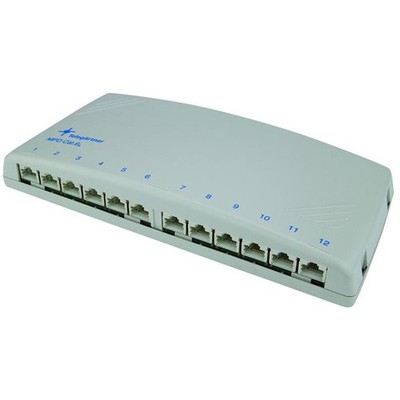 Telegartner Patchpanel Cat.6 12 Ports Wandmontage NEU