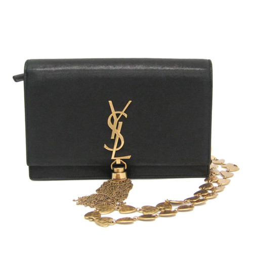Yves Saint Laurent Kate Tassel Chain Shoulder Bag Women's Leather ... BF595038