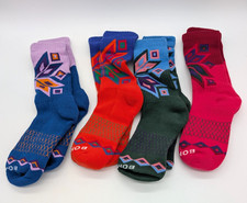 BOMBAS Socks Gift Box 4 Pack Crew Socks Holiday Cheer Medium