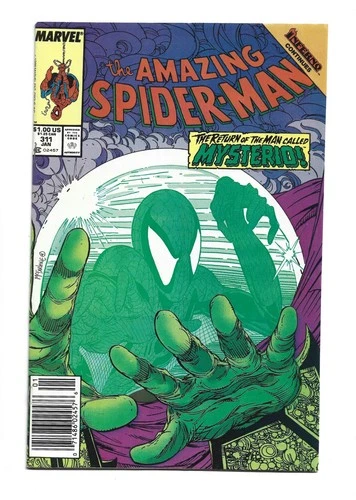 Amazing Spider-man #311, VF 8.0; Newsstand: Mysterio: McFarlane Art