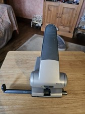 Leitz Heavy Duty Hole Punch Silver 65 Sheet with Paper Alignment Guide 