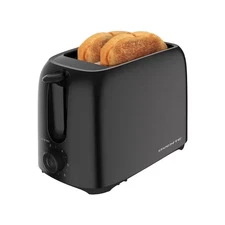 700-Watt 2-Slice Black Bread Toaster
