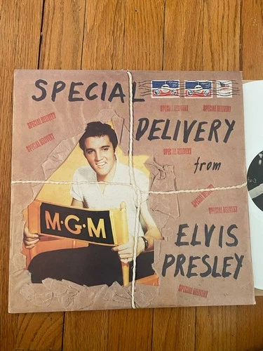 ELVIS PRESLEY SPECIAL DELIVERY FROM ELVIS PRESLEY NM LP WHITE VINYL FREE SHIP￼