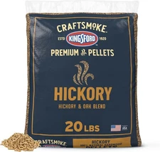 Kingsford Craftsmoke Premium Grilling Wood Pellets, Hickoy BBQ Pellets for... 