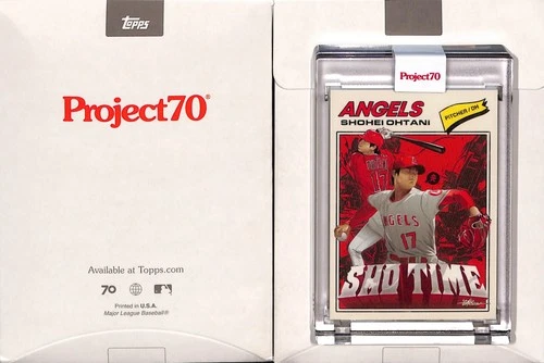 2021 TOPPS PROJECT 70 #139 1977 SHOHEI OHTANI - LOS ANGELES ANGELS - QUICCS