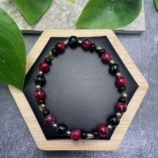 Handmade Bead Beaded Stackable 8  Plus Stretch Bracelet New Free Ship C1248