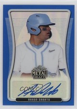 2020 Leaf Metal Draft Portrait Blue Rainbow /35 Aaron Sabato #BAP-AS1 Auto 00ah