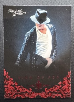 Michael Jackson 2011 Panini King of Pop Red #104 Billie Jean, ''Michael movie''