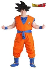Men's Plus Size Dragon Ball Z Goku Costume SIZE 2X with defect 