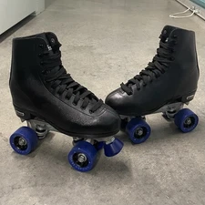 Size 8 - CHICAGO Skates 405 Premium Black Quad Roller for Men