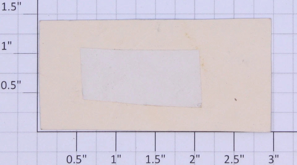 American Flyer FL0233 3" Blue "Adams Chiclets Brand" Sign - Image 2 of 2