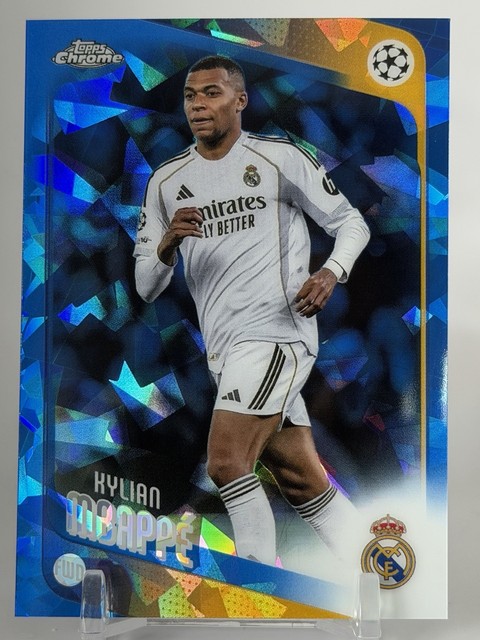 2025-26 Topps Chrome Sapphire UEFA Club Competitions - KYLIAN MBAPPE #112 UCC